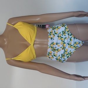 Shekini women's Bikini set 2 pieces v neck‎ high waist XL